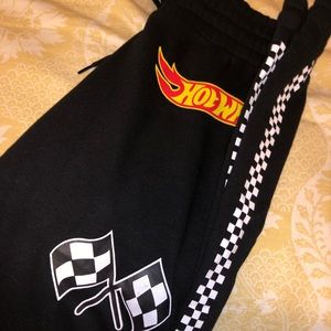 NASCAR hotwheels checkered joggers NEW W/ TAGS M